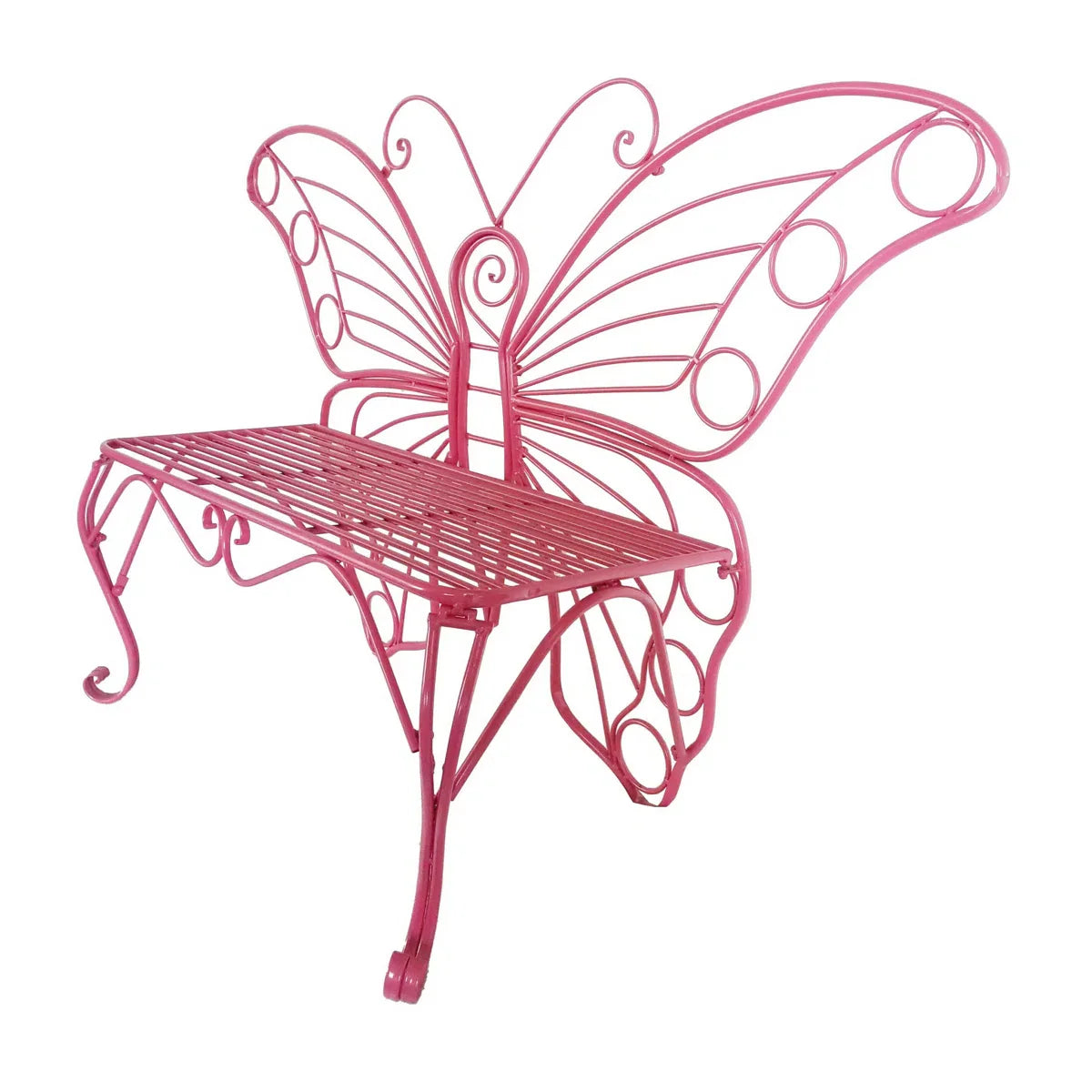 Pink Butterfly Bench