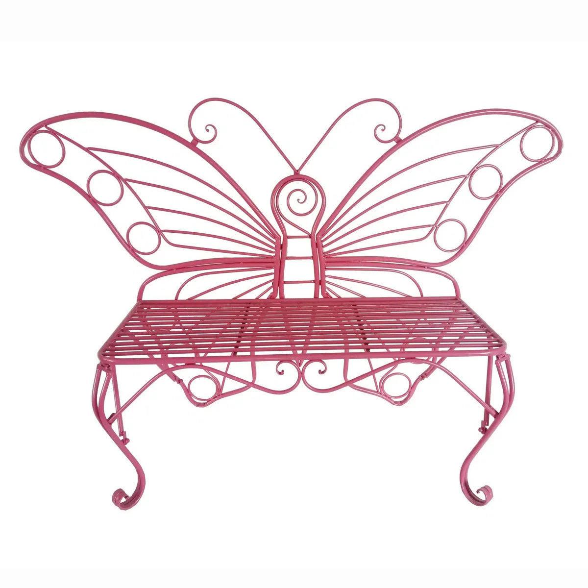 Pink Butterfly Bench